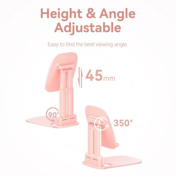 SOPORTE SMARTPHONE/TABLETS ROSA VENTION